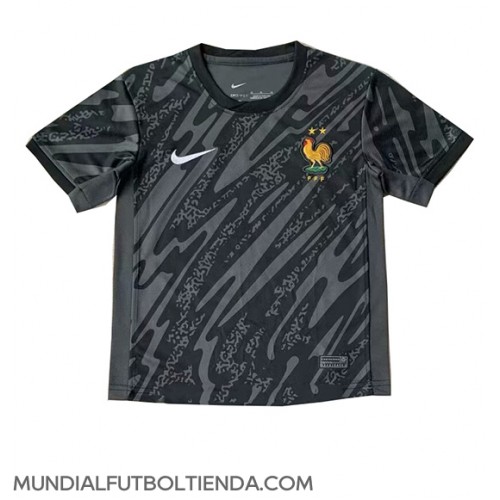 Camiseta Francia Portero Segunda Equipación Replica Eurocopa 2024 mangas cortas